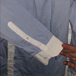 GAP Tops - Gap blue and white button down shirt GAP Tops - Gap blue and white button down shirt